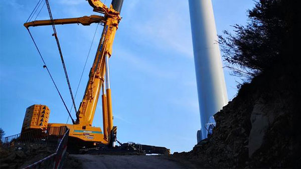 来了！！首台XCA1200_I落户广东，，中国风电吊装千吨级阵营再添劲旅