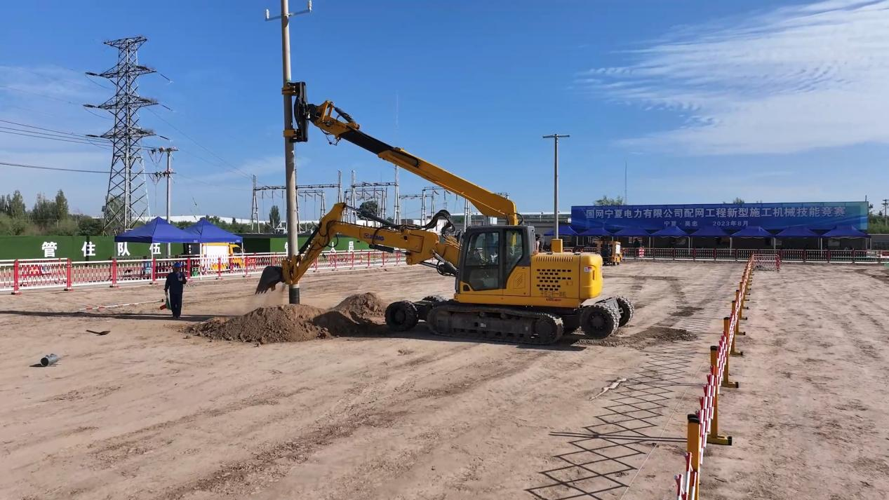 NG电子游戏开挖立杆一体机在宁夏应用的精彩体现