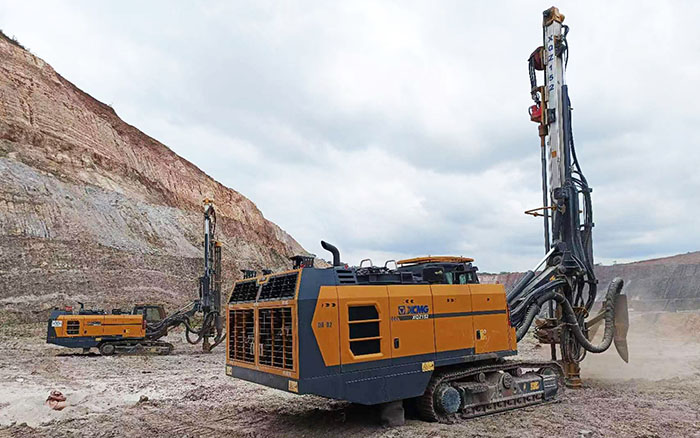 首次进军非洲铜矿！！！NG电子游戏潜孔钻机日进尺416m