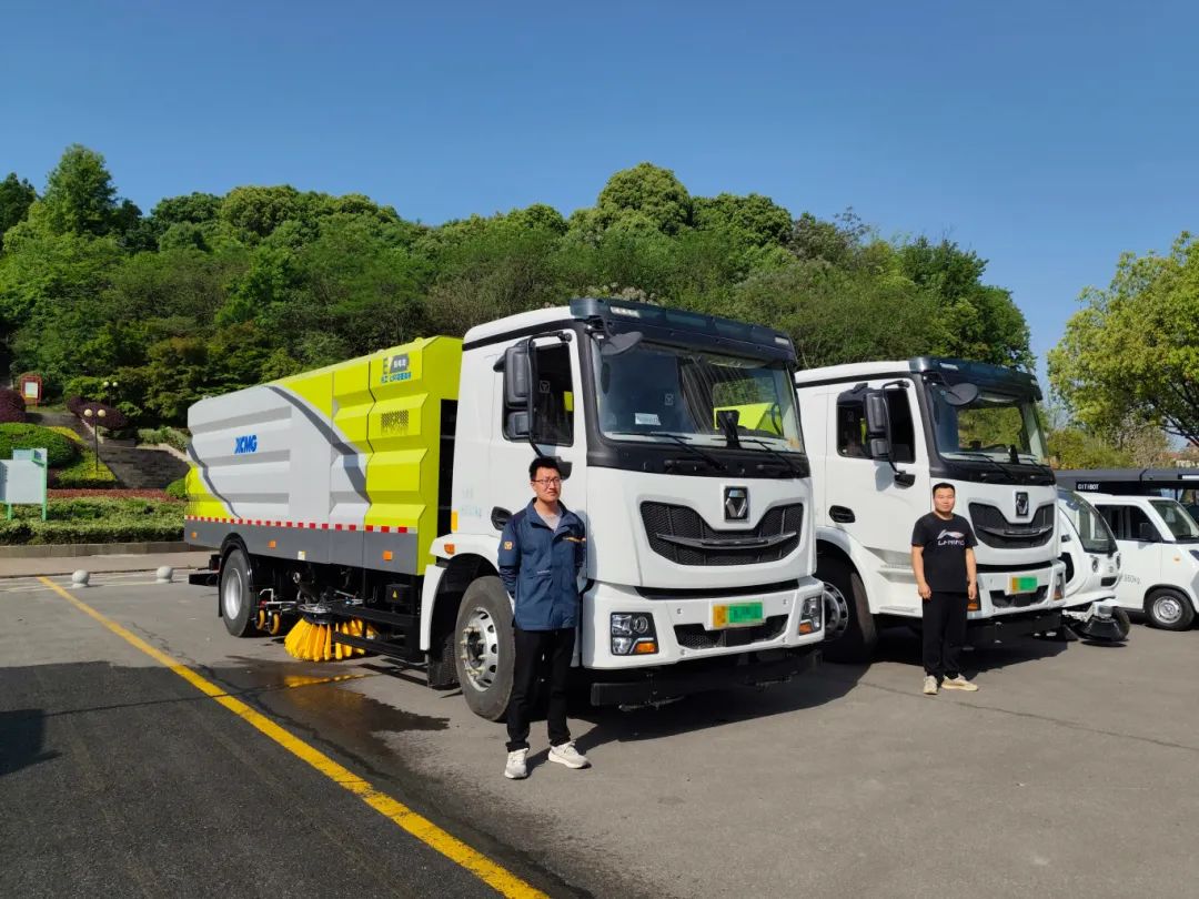 “绿”见安徽！！！NG电子游戏新能源产品亮相铜陵市蹊径清扫保洁现场会