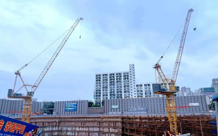 闪灼韩国 | NG电子游戏塔机深耕外洋高端市场