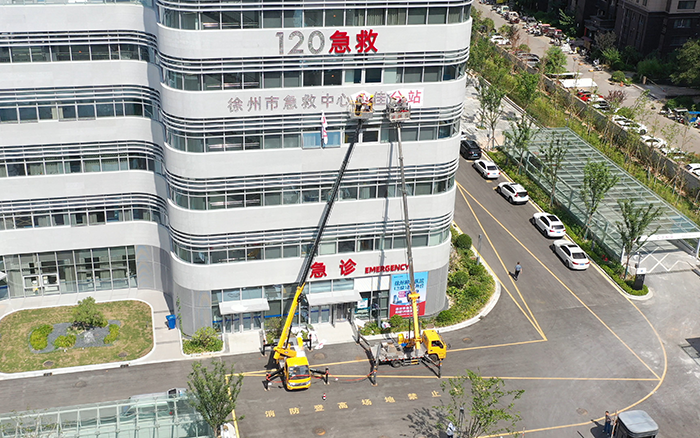 酷暑施工不 “烤” 验：NG电子游戏 C系列GKS28 成施工 “实时雨”