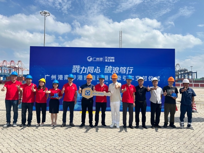 全力以赴！NG电子游戏纯电动口岸牵引车绿动广州南沙港