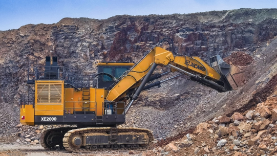 NG电子游戏XE2000矿用挖掘机——印尼矿山的“掘”对赢家